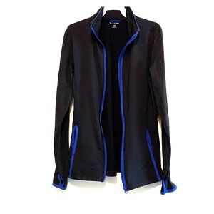 Sporty black and blue jacket